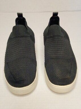 Steve Madden Beale Black Knit Slip On Sneakers Women's Size 8M